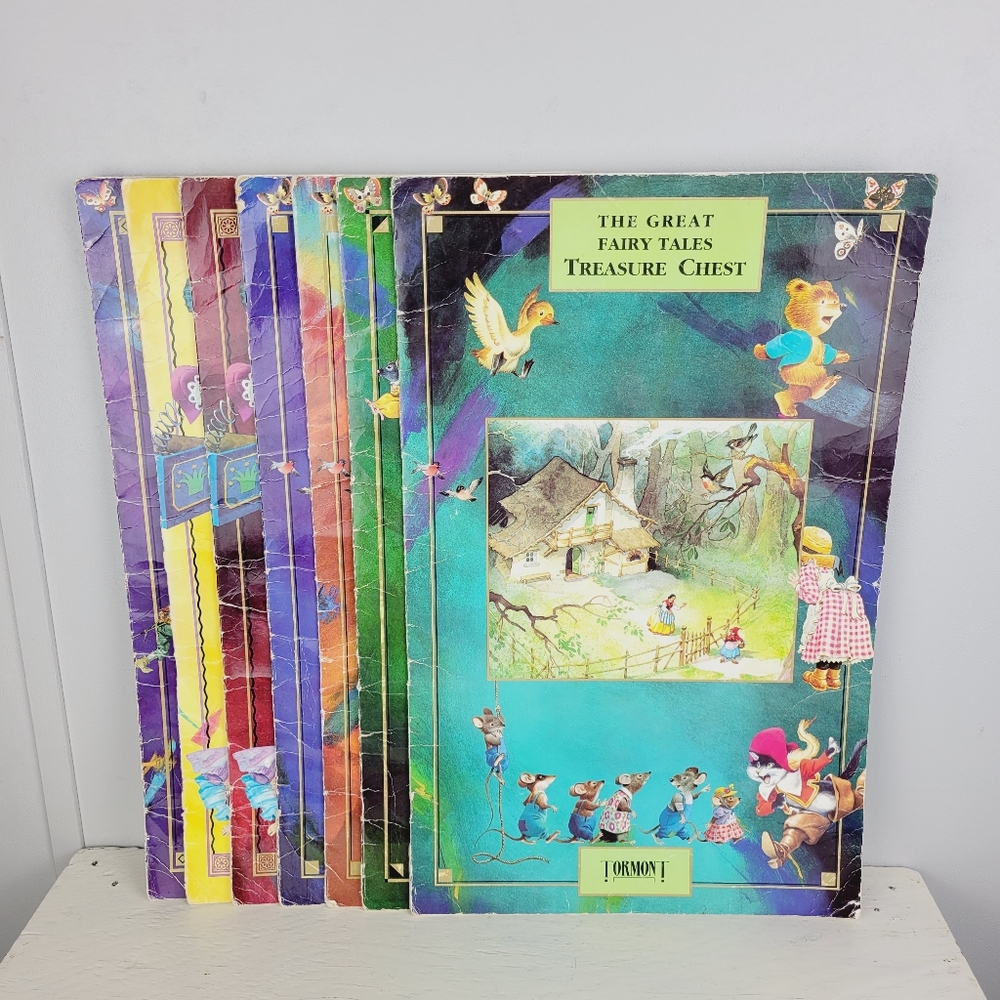 Tormont Books : The Great Fairy Tales Treasure Chest 7 Jumbo Vintage Books